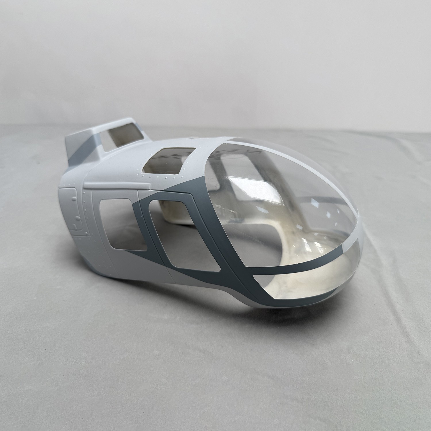 Roban RTF 450Size BO105 ARMY Camouflage RC Helicopter Fuselage Spare Part