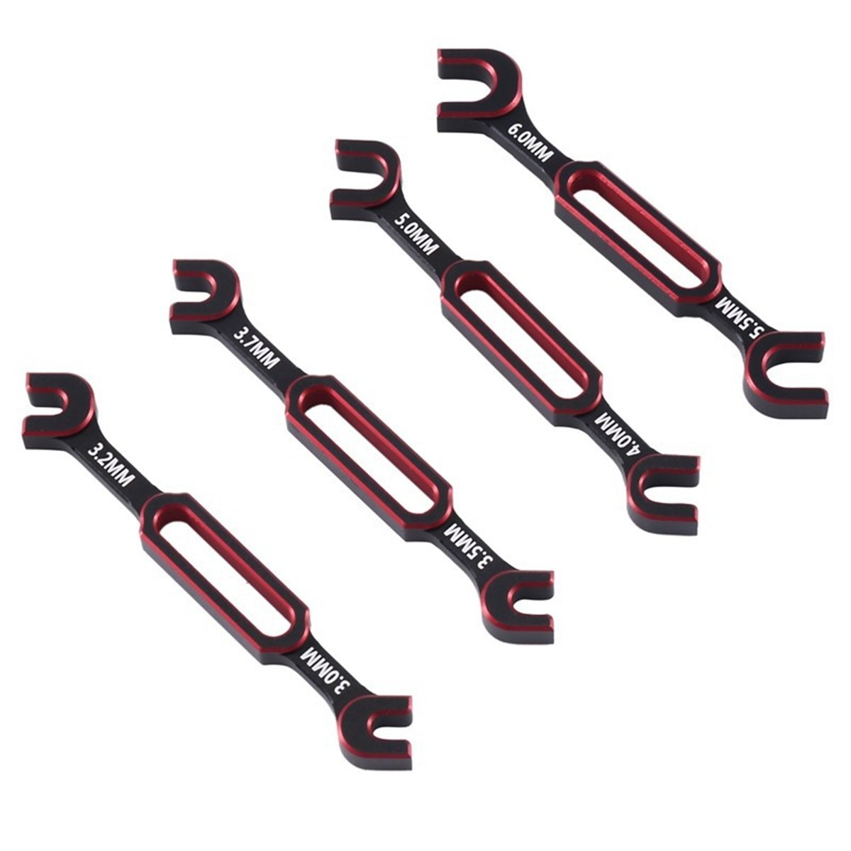 4Pcs Durable Metal Wrench For RC Cars With 3/3.2/3.5/3.7/4/5/5.5/6mm Ball Heads