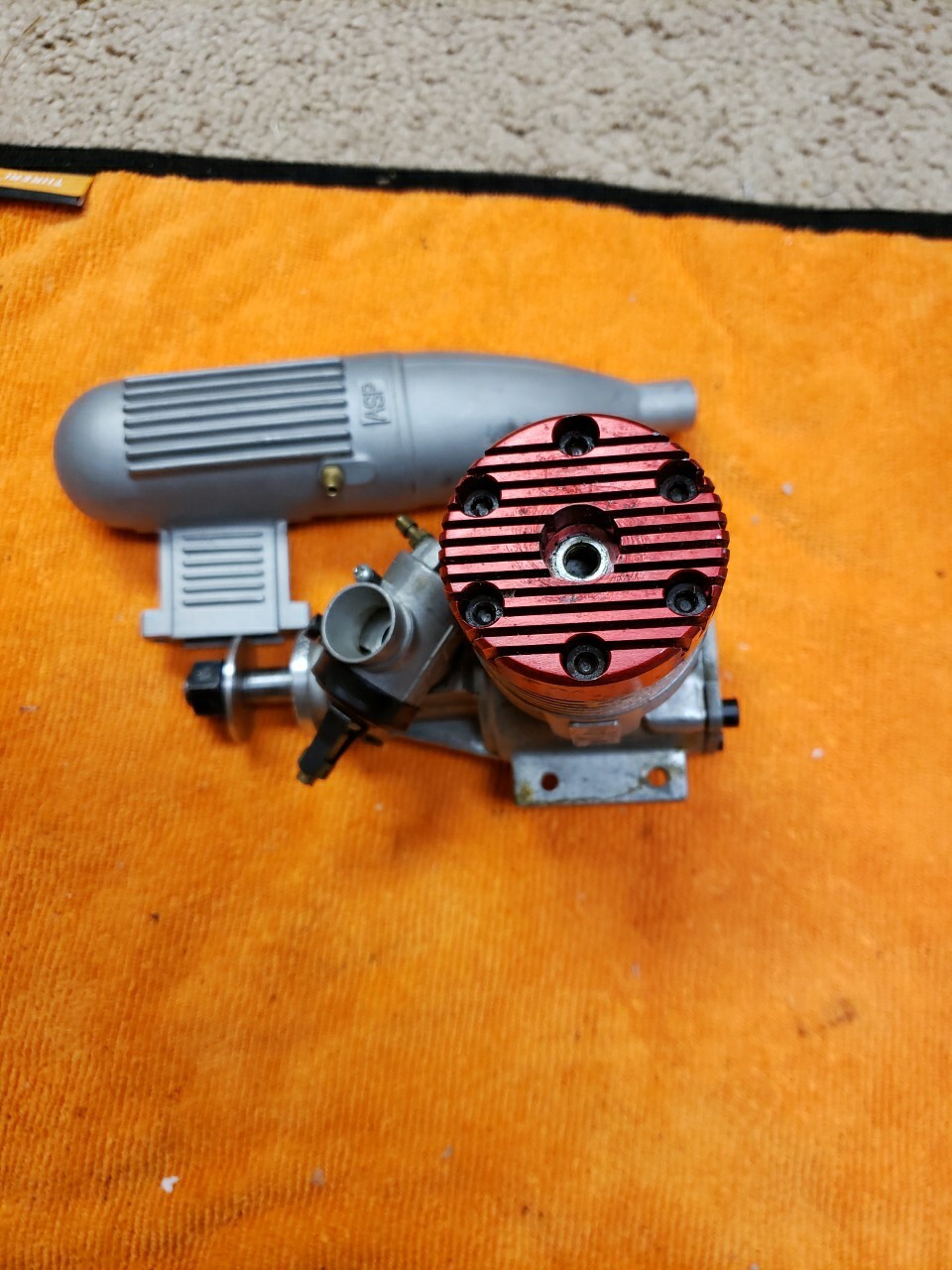 ASP Engine – ASP 108 ABC Red Head RC motor – Nice – NL24