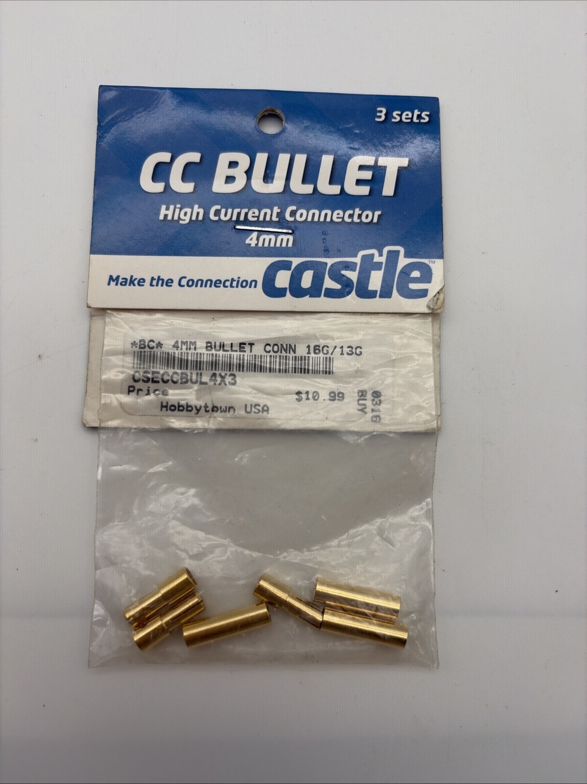 Castle CC Bullet High Current Connector 4mm B168