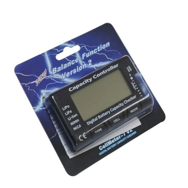 New Cellmeter-7 Digital Battery Capacity Checker RC LiPo LiFe Li-ion NiMH Nicd
