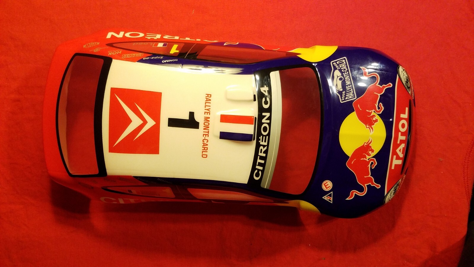 abu dhabi touring car body & red bull body traxxas 4tec kyosho fazer hpi rs4 ts4