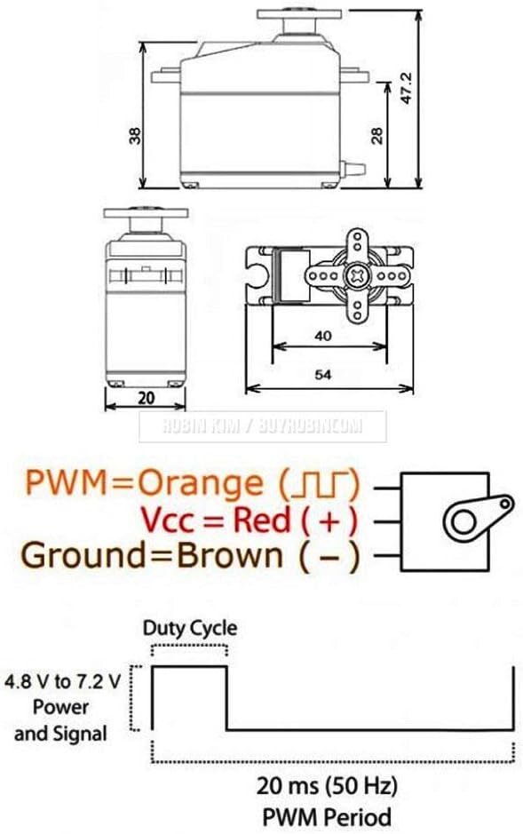 High Torque Motor Transmission Assembled with Gearbox For 1/24 SCX24 Crawler