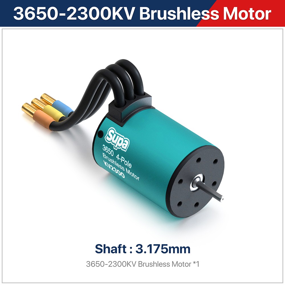 SKYRC FuriaX Supa 3650 Brushless Motor or 60A ESC for 1/10 RC Touring Buggy