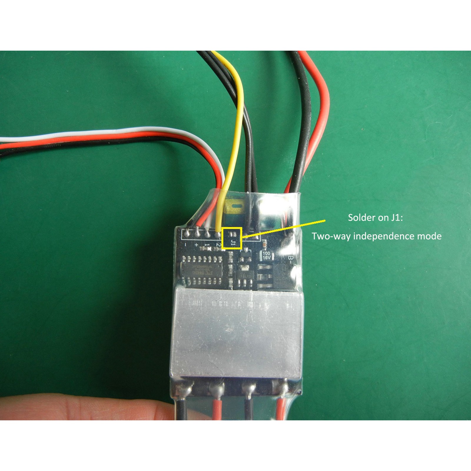 Dual Way Unidirectional Brushed ESC Speed Controller For Model Boats 2-4S 20A *2