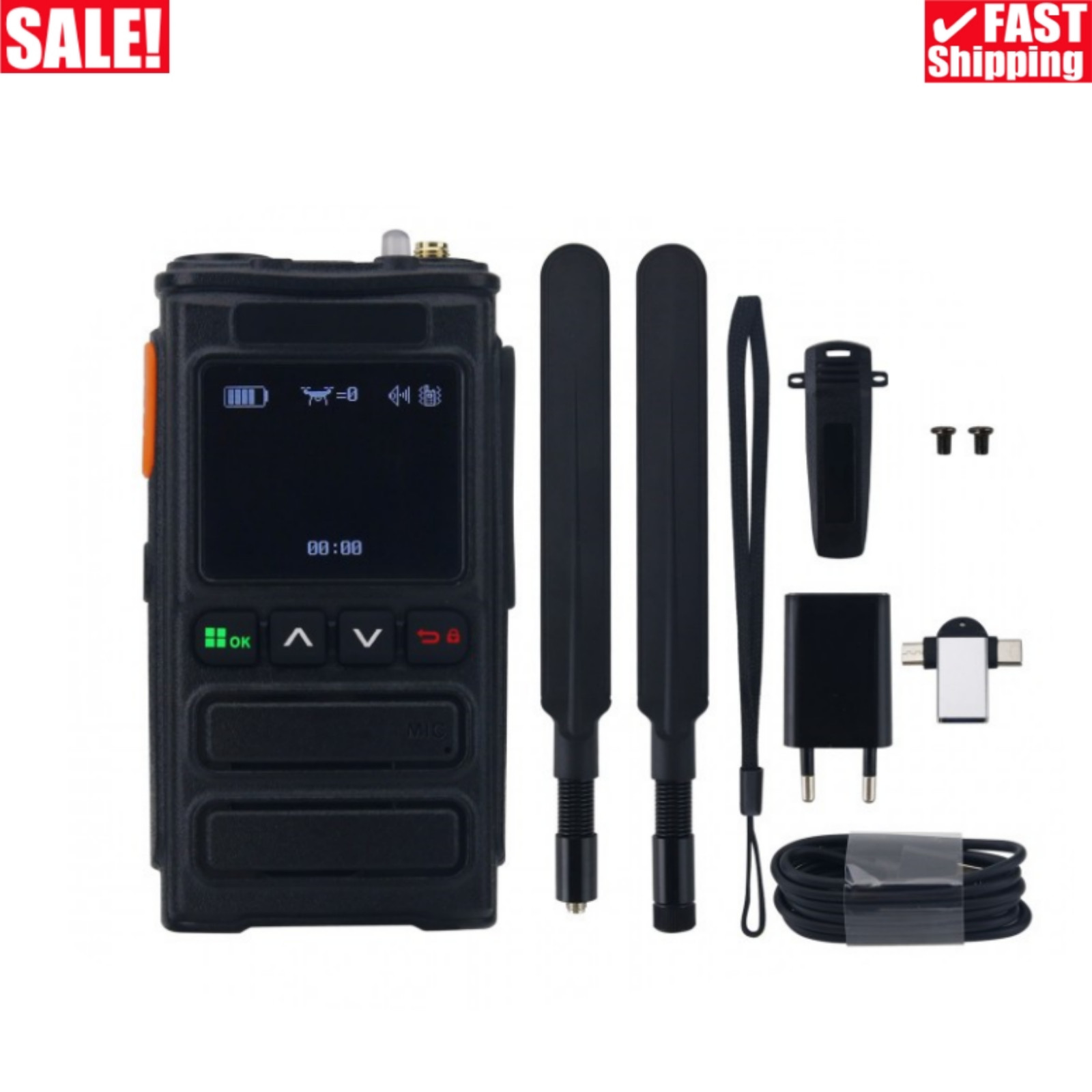 Skydroid S12 FPV Detector Drone Alarm for 0-6GHz Wireless Frequency Band Detect