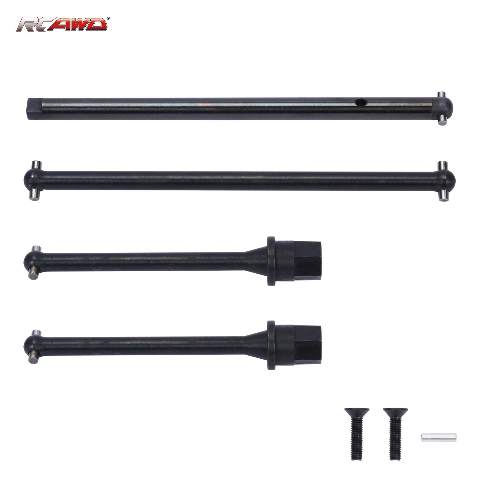 Dogbone Center Driveline Set Rear Axle Shafts for 1/18 Axial Yeti Jr. Upgrades