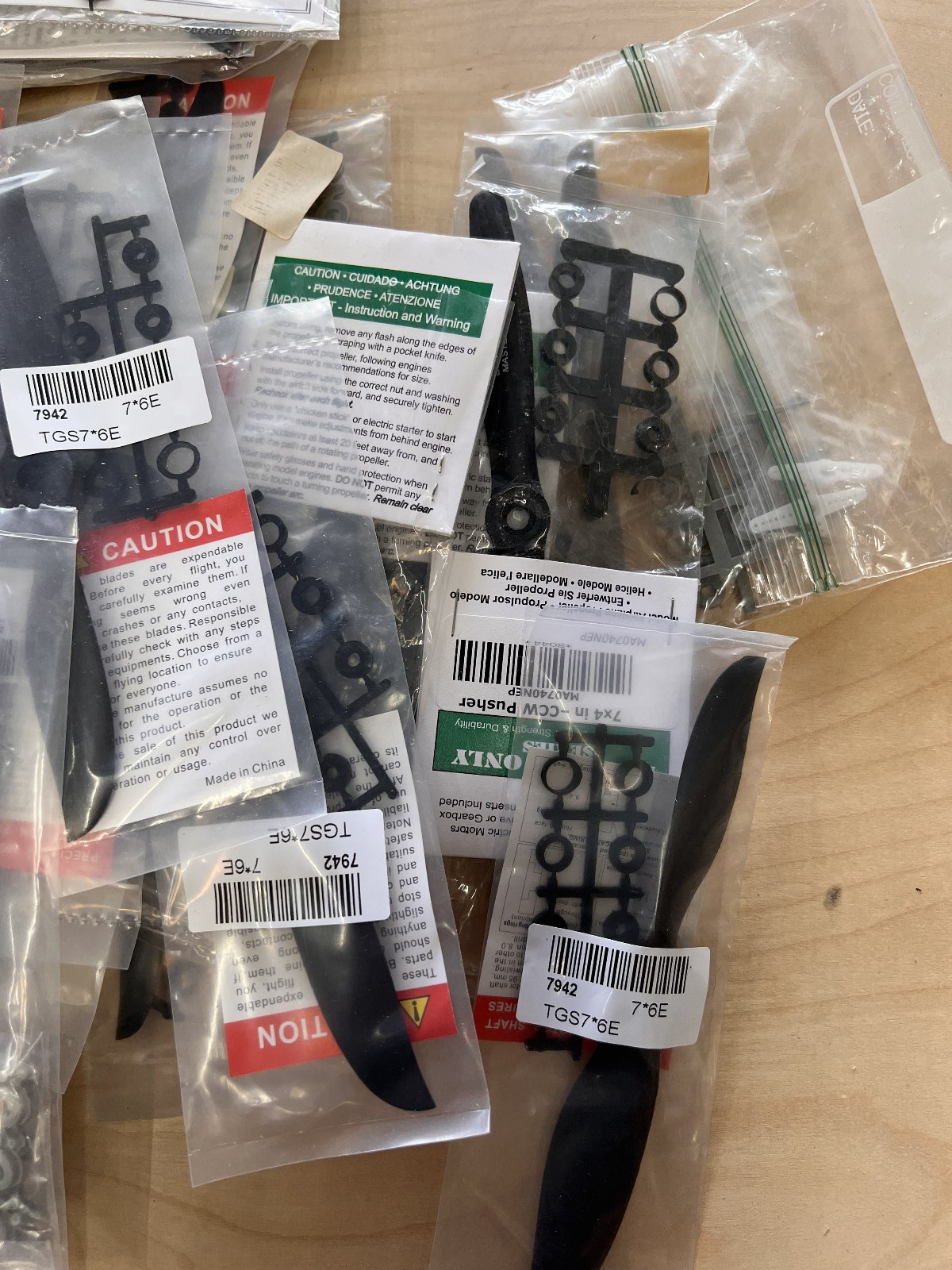 Electric Prop Lot For Rc Airplanes Plastic Props