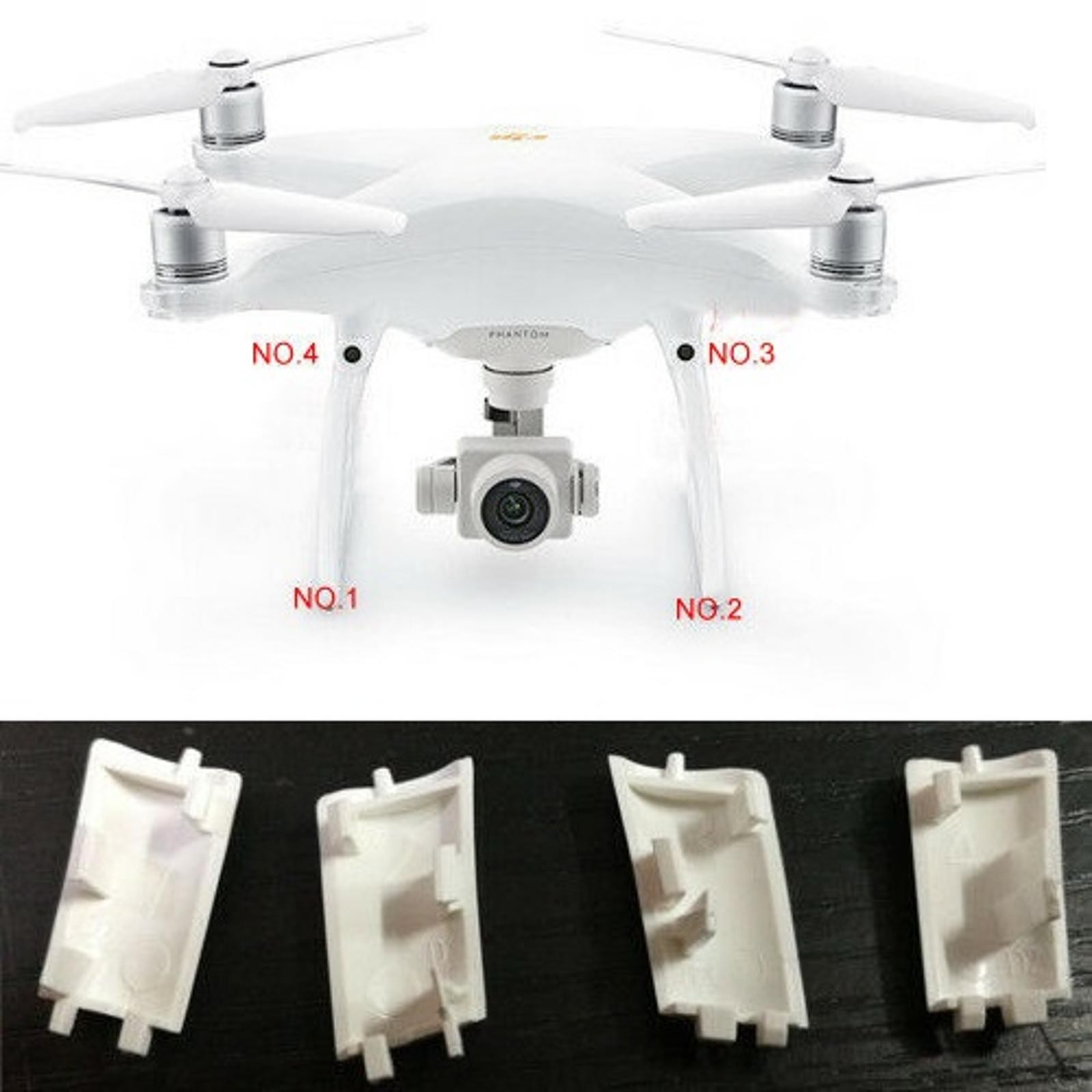 Landing Gear Cover Case Repair Parts For DJI Phantom 4 Pro /Adv V2.0 Drone