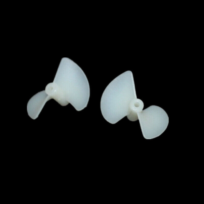 26mm Nylon Plastic White Boat Propeller Props 2 Blade For 2mm Shaft RC Model DIY