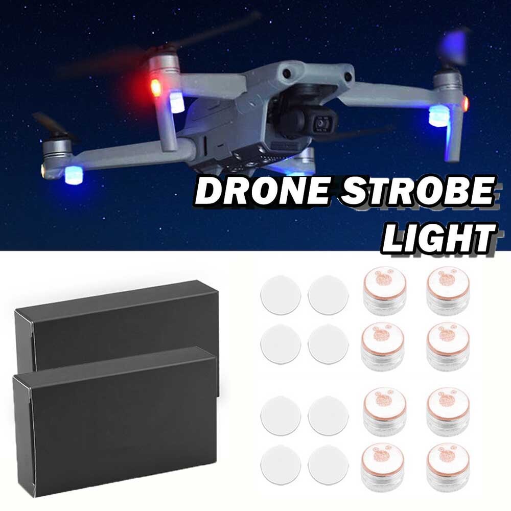 8 set Drone Strobe Light Emergency Lightweight Flash Signal Lamp for DJI Mini 2