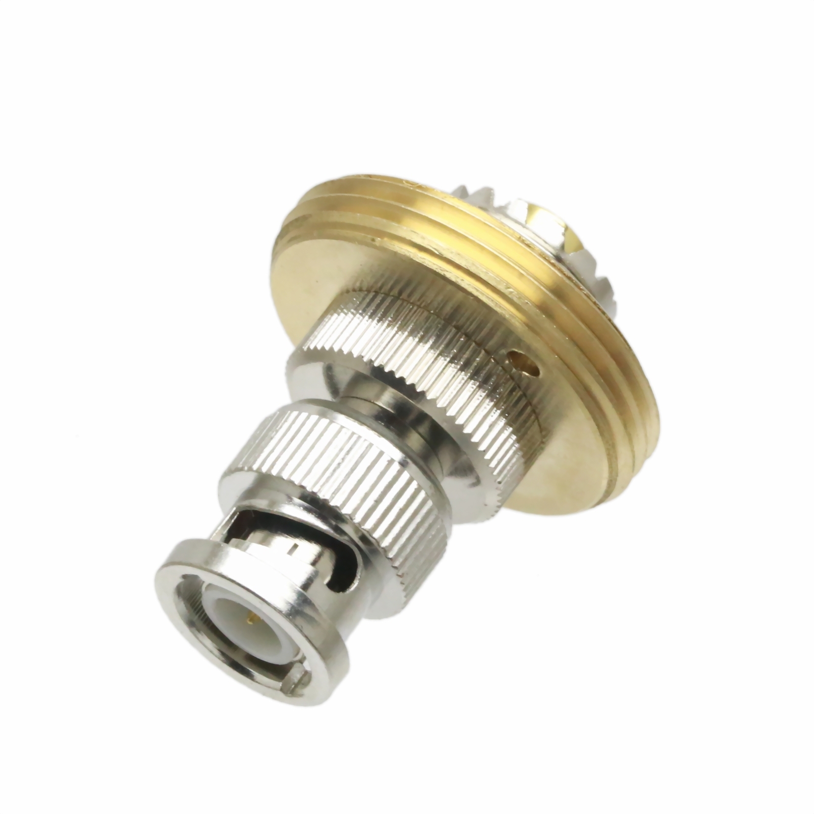 NMO Mount connector 5/8″ hole to BNC male adapter UHF/VHF Antenna Ham Radio MOTO