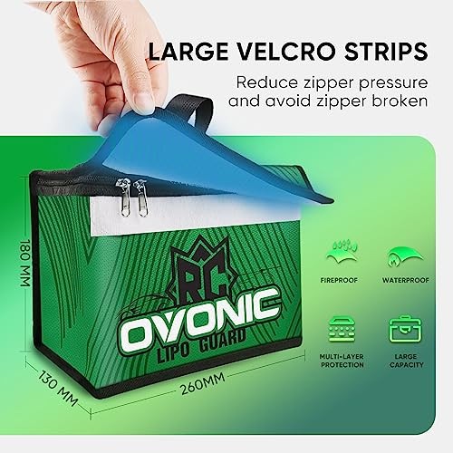 Lipo Safe Bag Fireproof Explosionproof Bag Large Capacity Lipo Battery