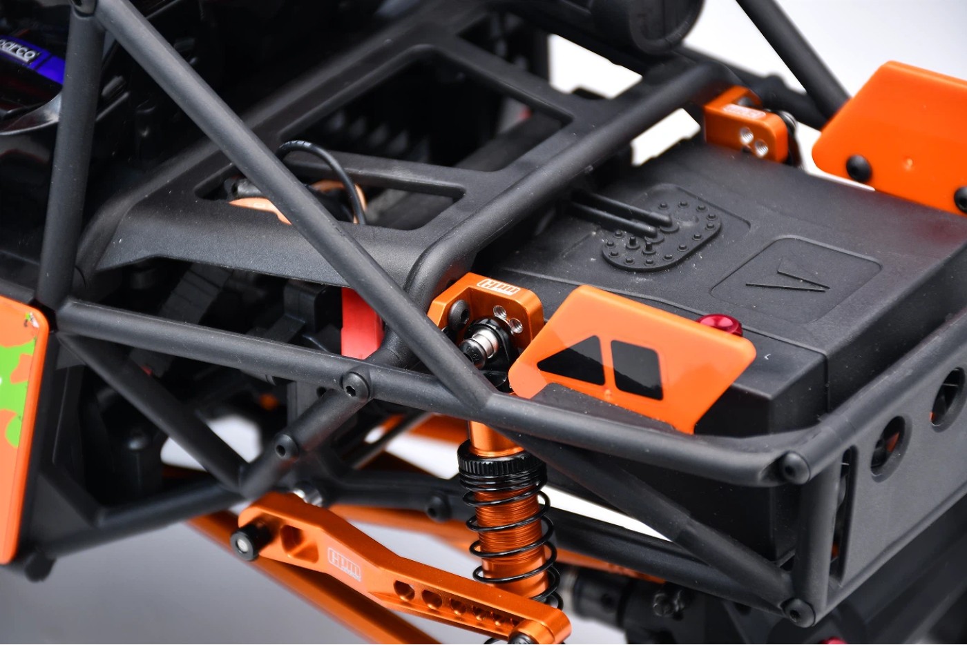 For VANQUISH PRODUCTS 1/10 H10 Optic RC Rear Shock Absorber Mount Upgrade Parts