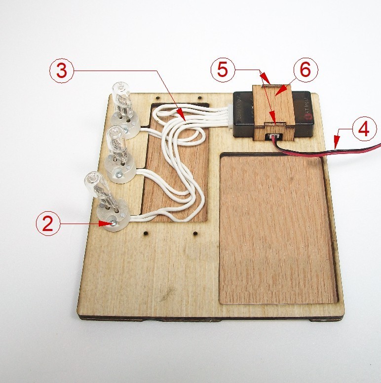 Plywood Mounting Plate Kit for Cellmeter 8 150 watt Discharger, Easy to Assemble