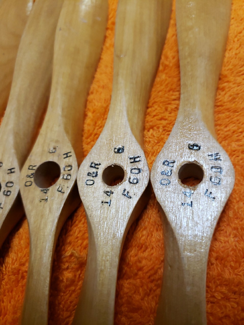 O&R Propeller – Rare 14 X 6 Inch F 60 H prop – Classic Wood 14×6 Prop