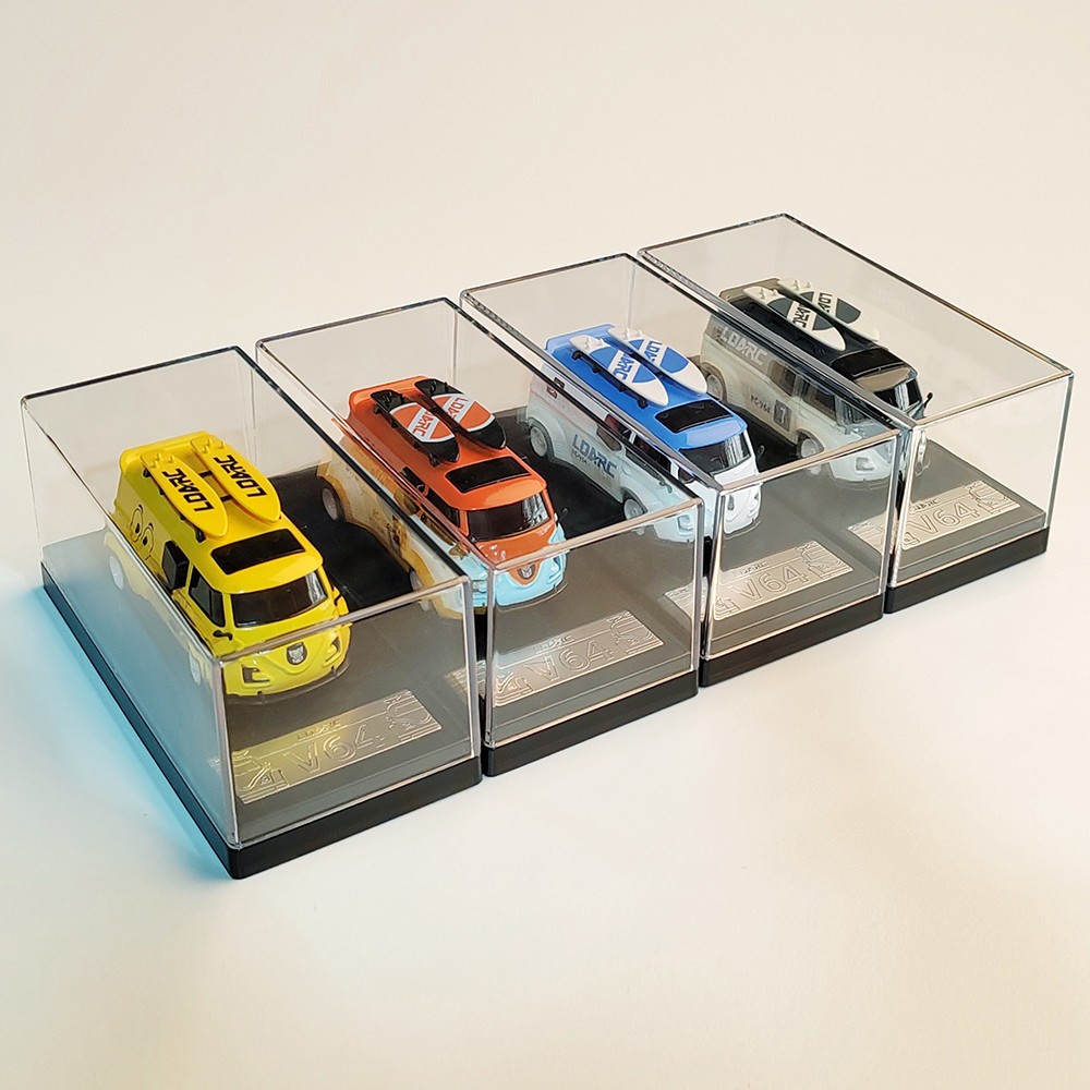 LDARC V64 1/64 RWD Race Van RV bus mini RC Car turbo full proportional Vehicles