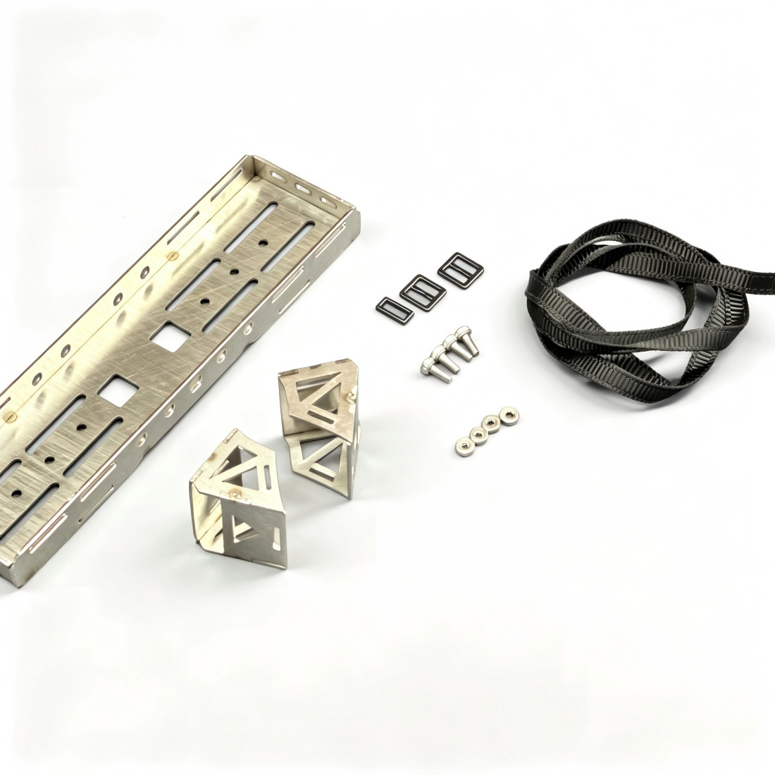 RC Steel Spare Tire Rack for RC TRX4 SCX10 Universal Fit Multi Model Compatible