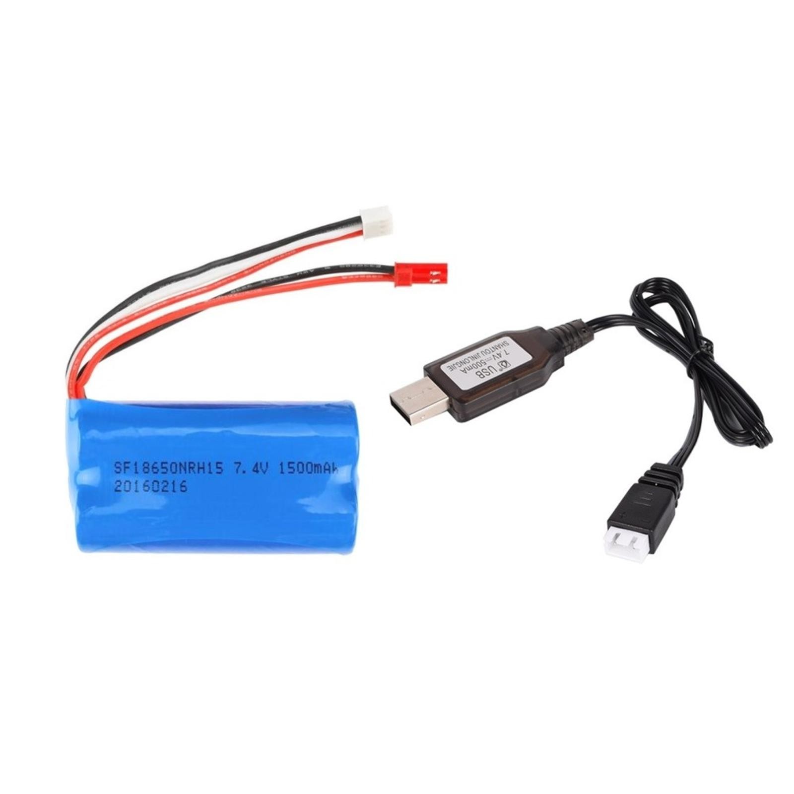 3CH 2.4G RC Transmitter w/ Receiver Battery 30A ESC Set For WPL C14 MN99S RC Car