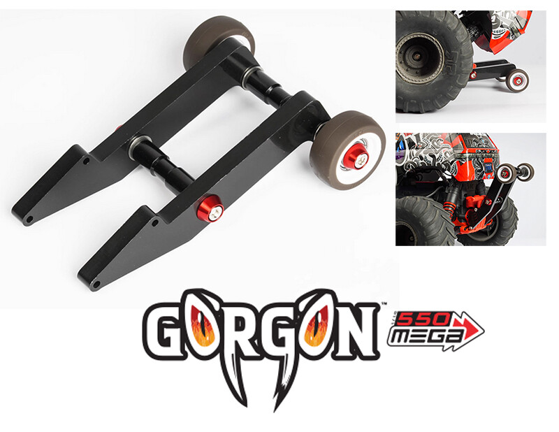 NYLON REAR WHEELIE BAR ARA320605 FOR RC ARRMA 1/10 GORGON TRUCK ARA3230T1