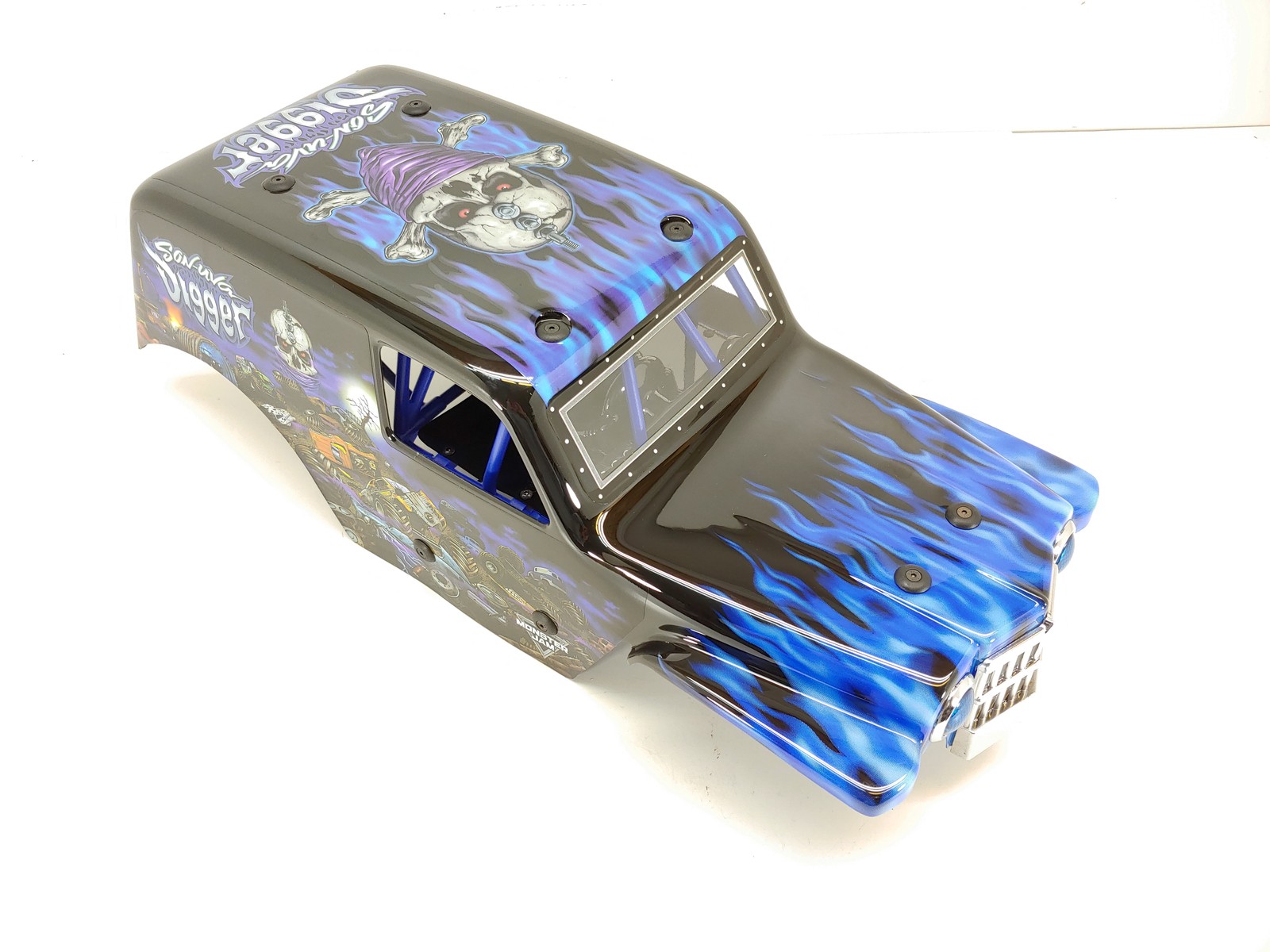 NEW: COMPLETE Losi LMT 2.0 Son Uva Digger 1/8 Monster Truck Body + Roll Cage LED