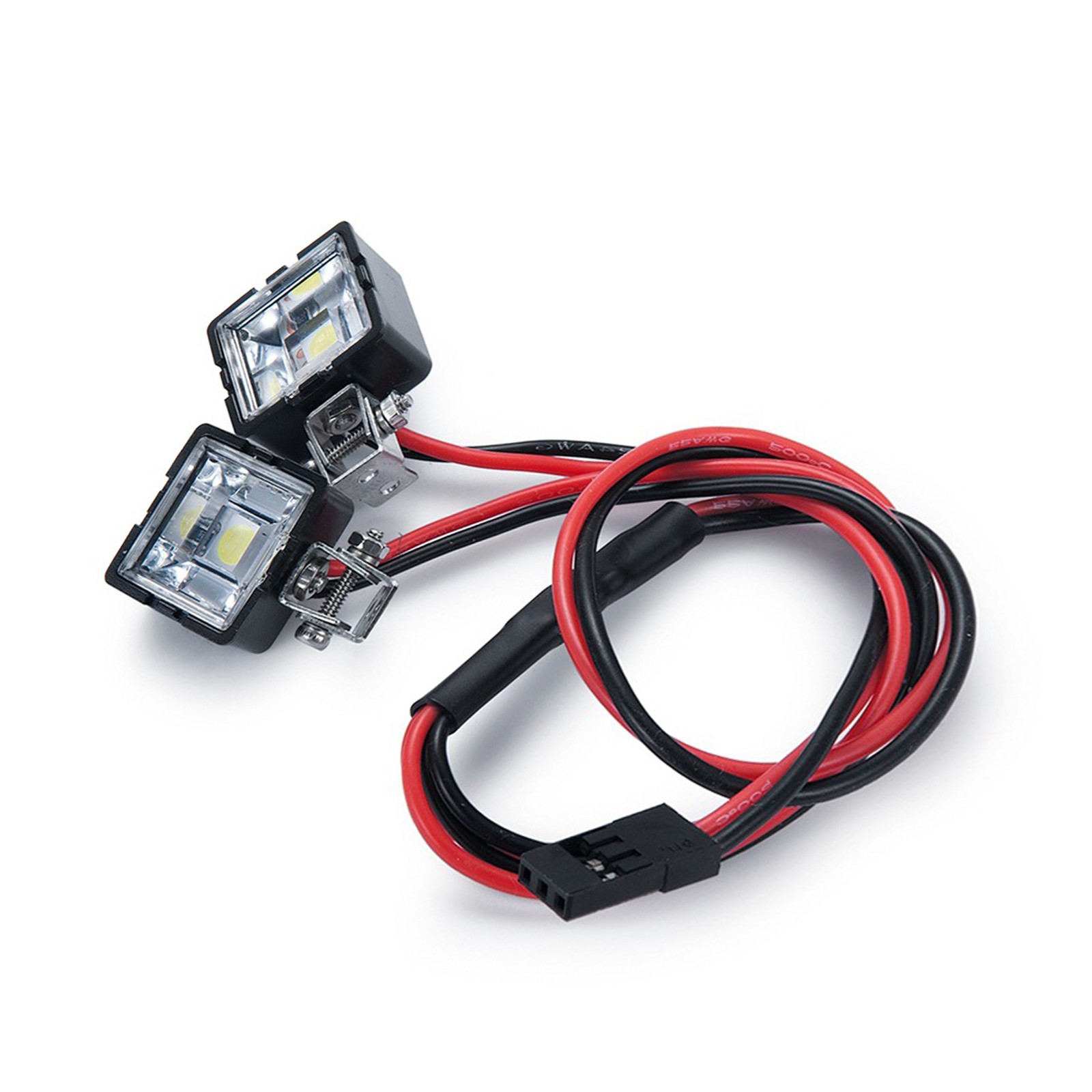 1Pair Square/Round Headlights LED Light Lamp For Axial TRX4 TRX6 Redcat RR10 M