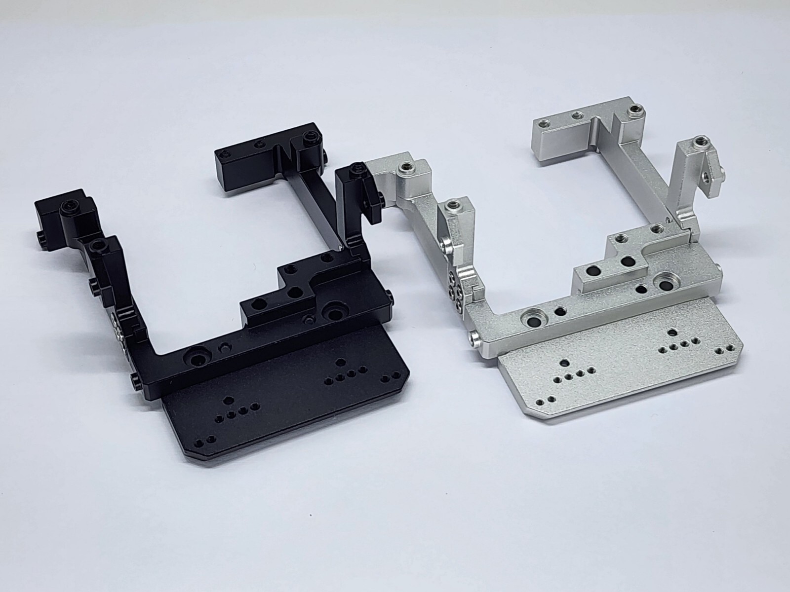 H-TECH RC CNC Aluminum Custom Front Mount For Vanquish H10 Optic (Silver)