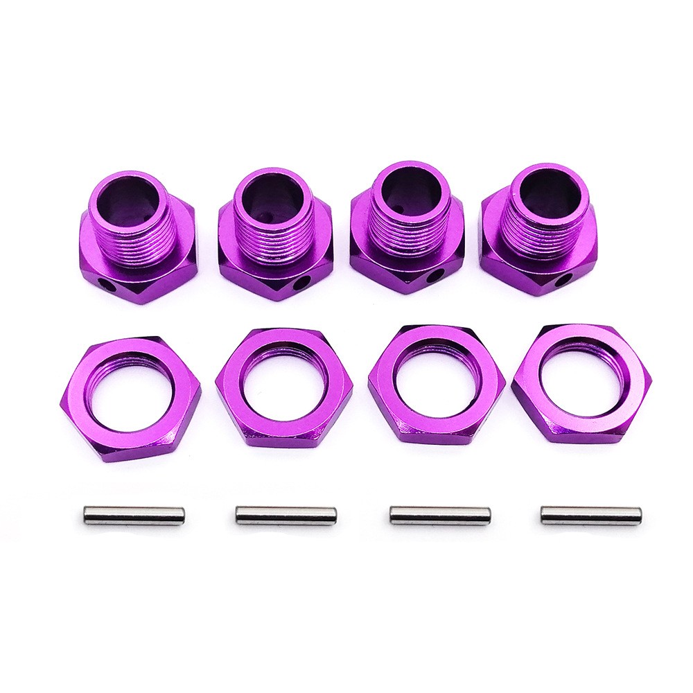 17mm Alloy Wheel Hubs Hex Adapter Connecter For HSP 1/8 RC Car Truck Upgrade;