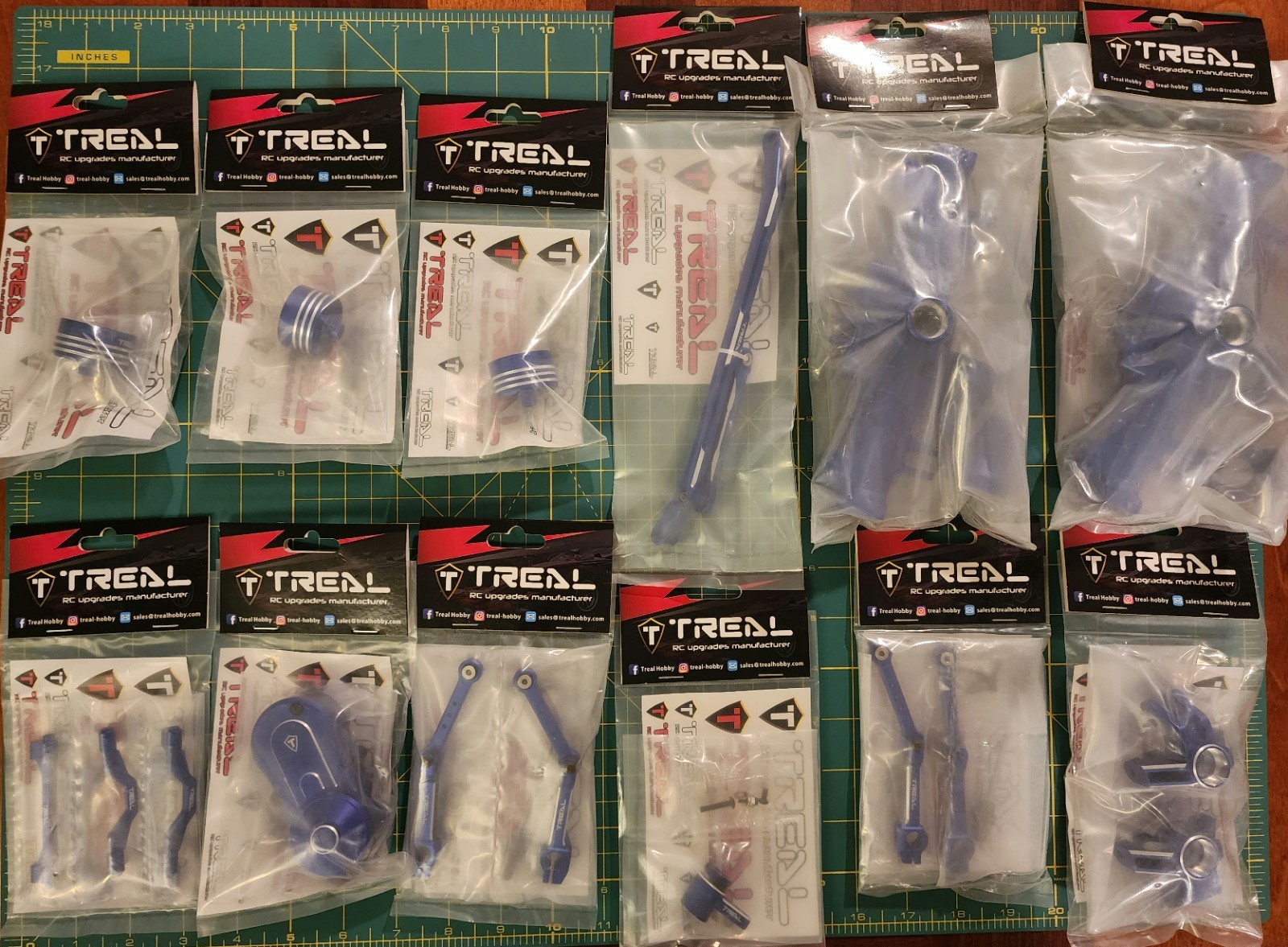 LOSI LMT 1/8 TReal-Hackfab-ECB “HUGE” Upgrade parts set BRAND NEW!!