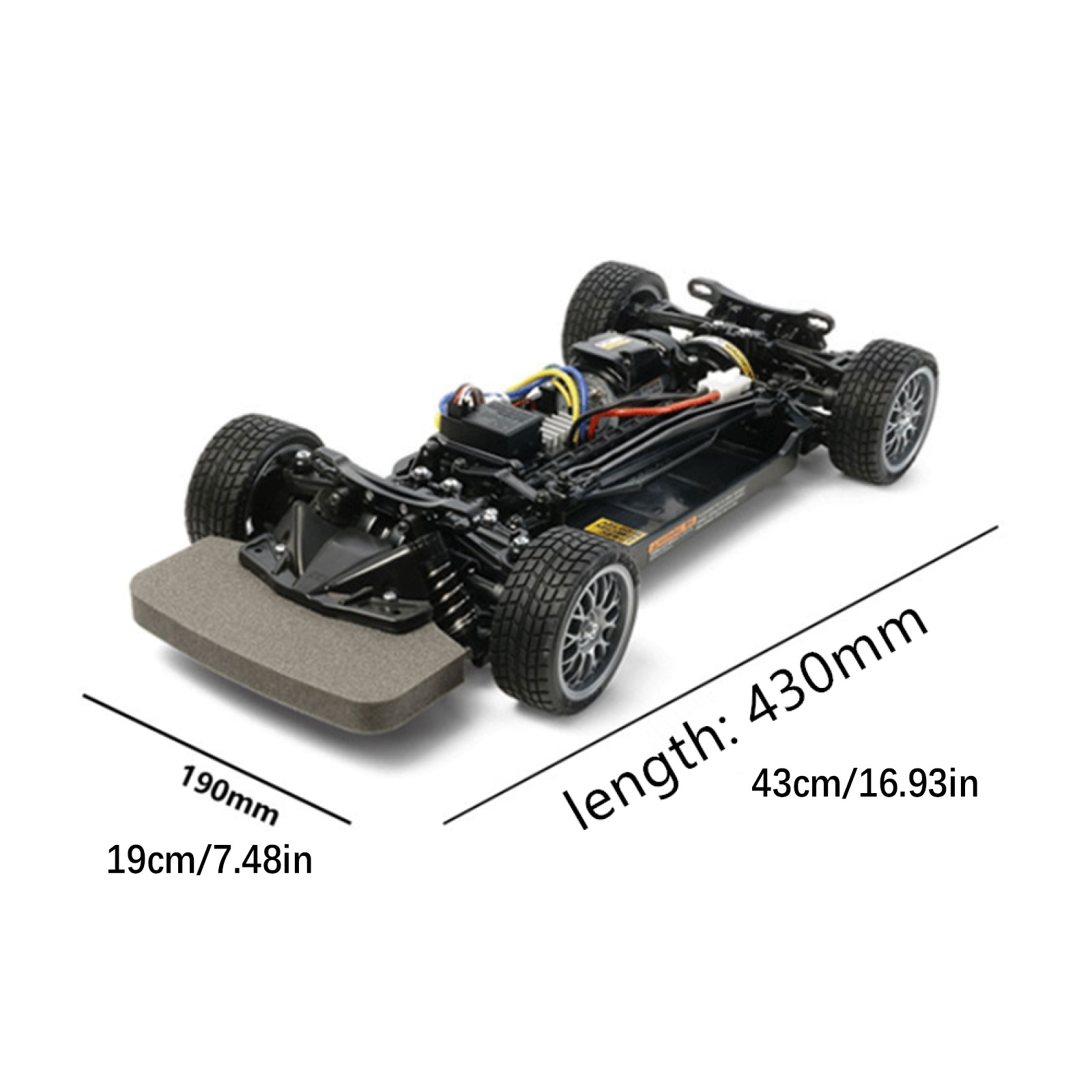 Heat Dissipation Dust Cover Water-resistant Case For RC Car Model TAMIYA TT-02
