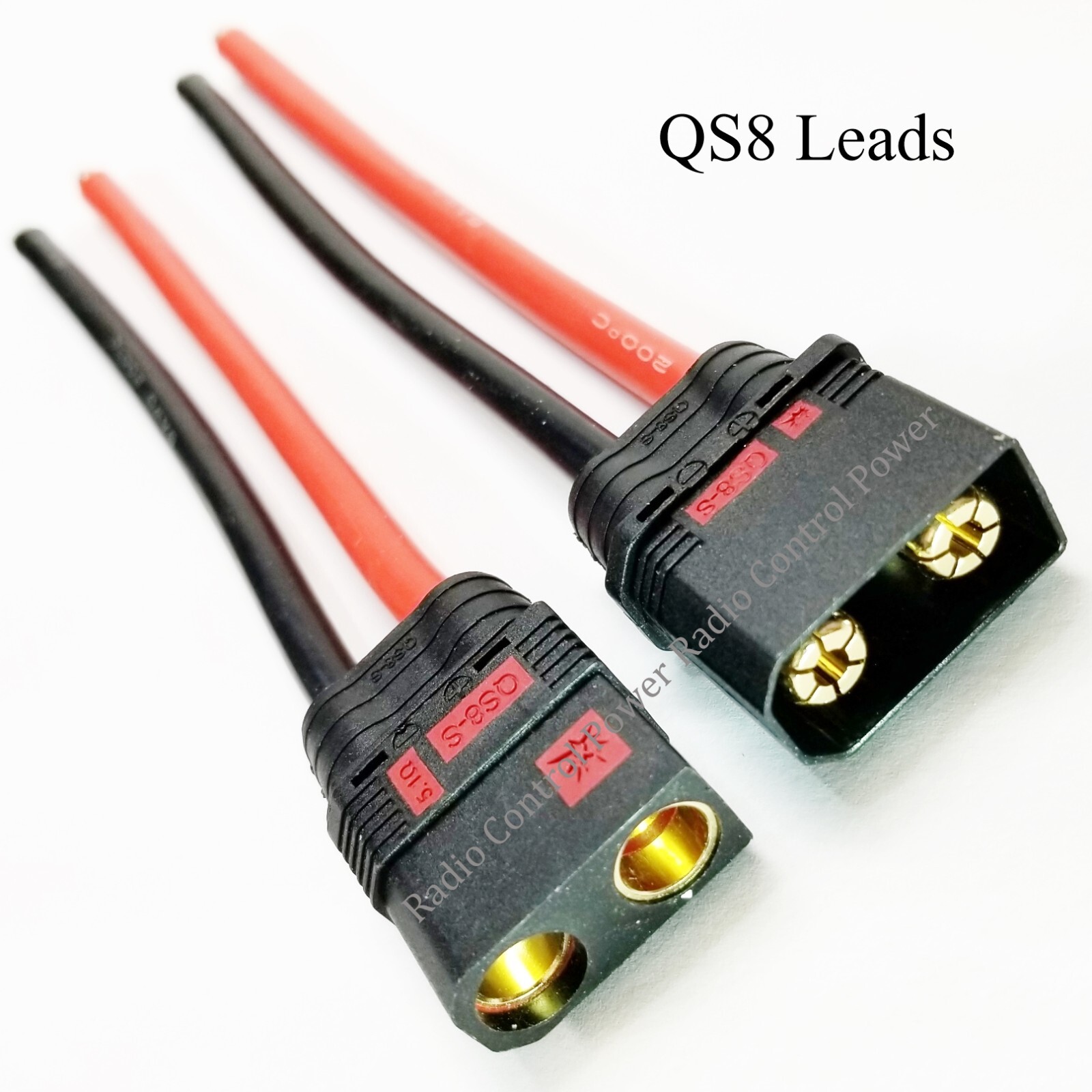 RCP QS8 Leads Tinned or Cut Ends 6, 8, or 10 awg Male – Female – Pairs