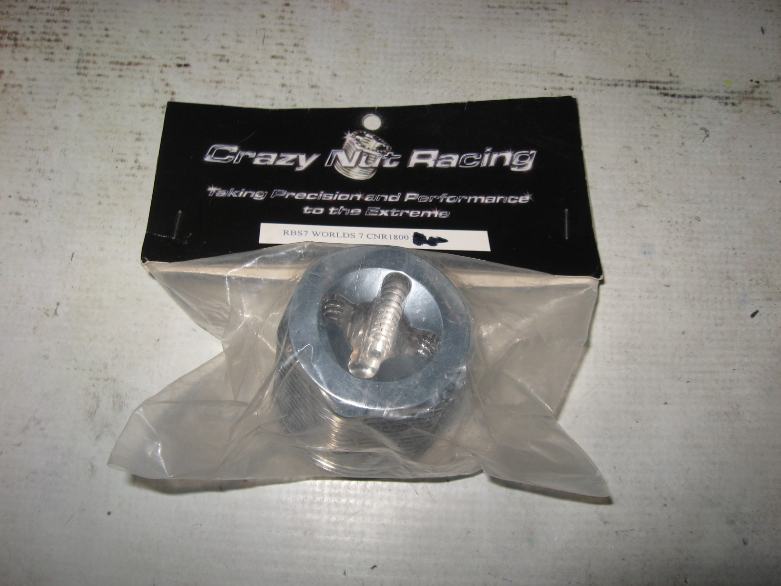 RC Crazy Nut Racing Worlds 7 RB7 Heatsink Head Aluminum Silver (1) CNR1800