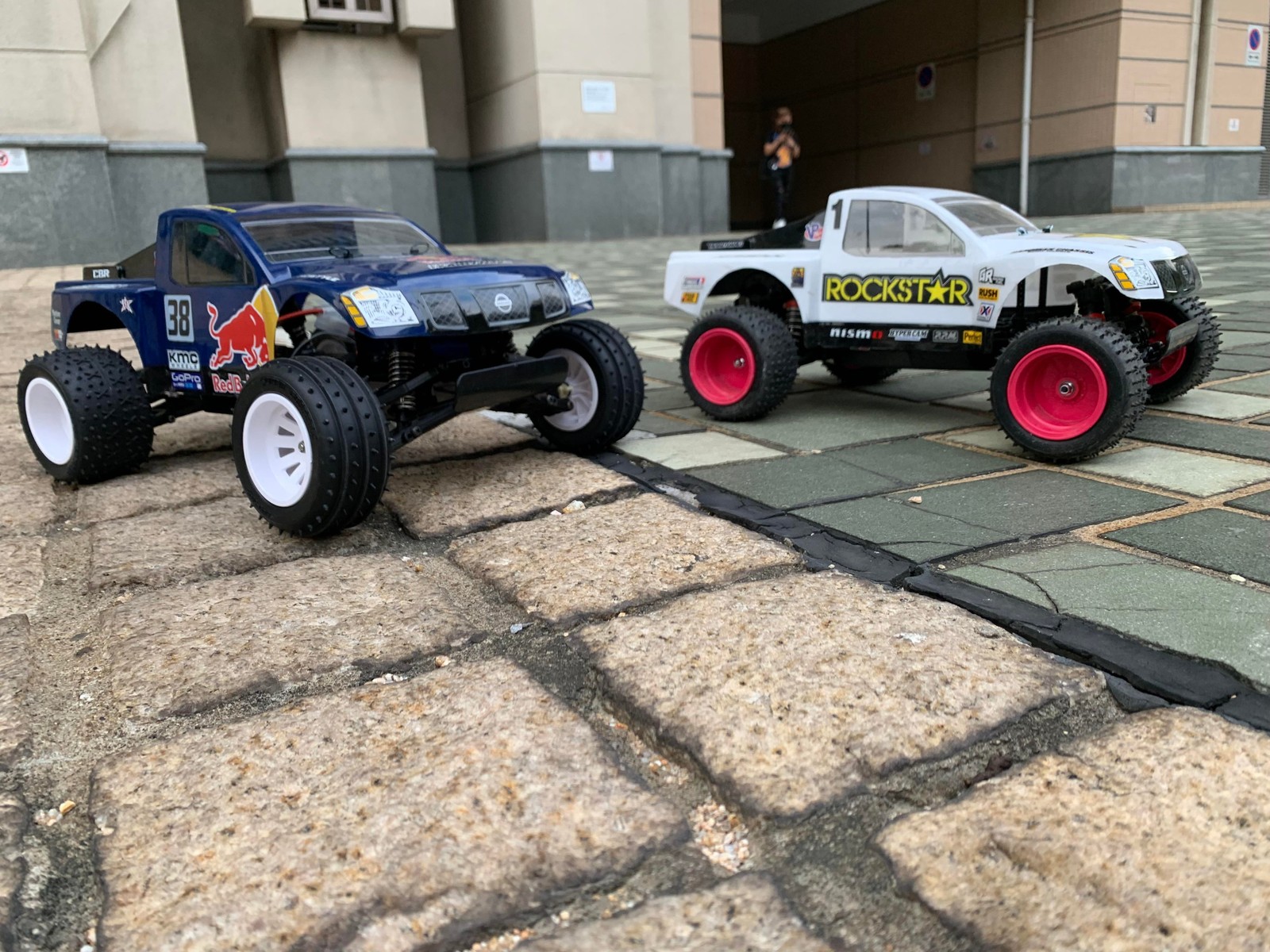 Body mounts for Tamiya DT-02 RC car chassis