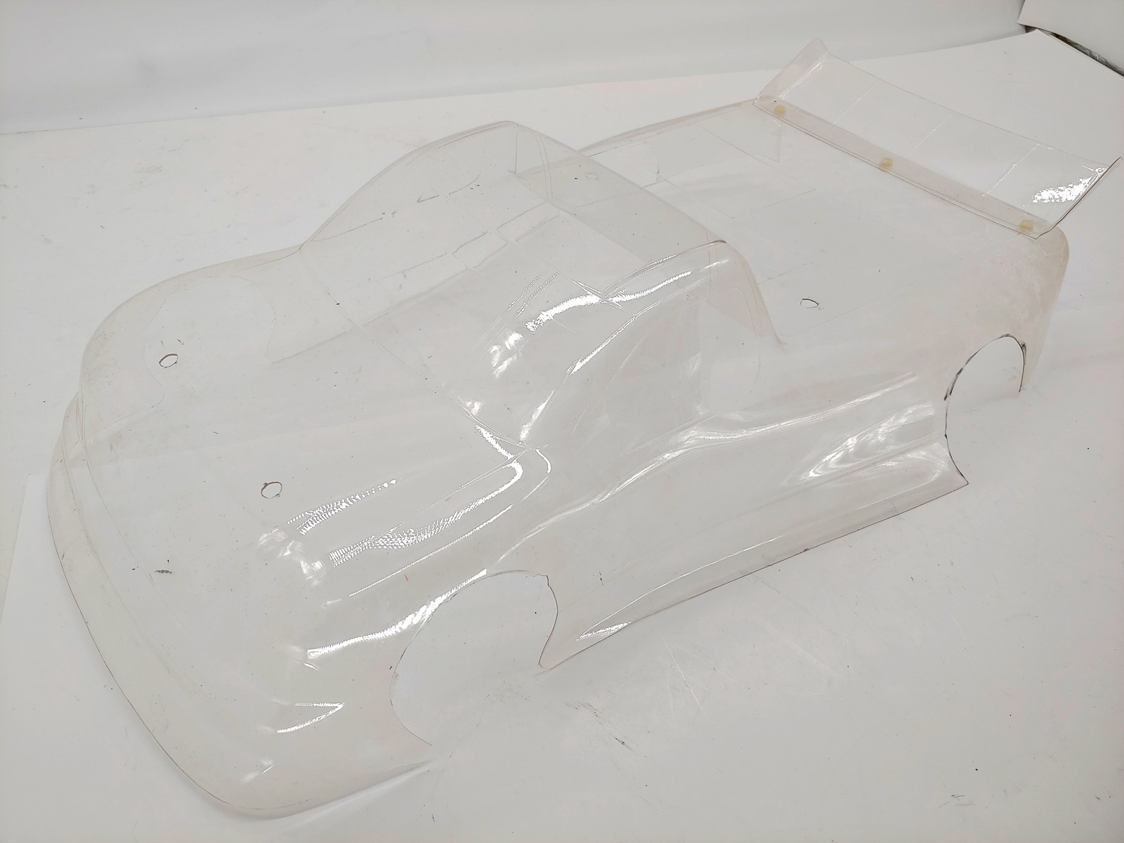 Clear/Unpainted Vintage Wood Racing Wide 1/10 Retro Pan Car Pickup Truck Body