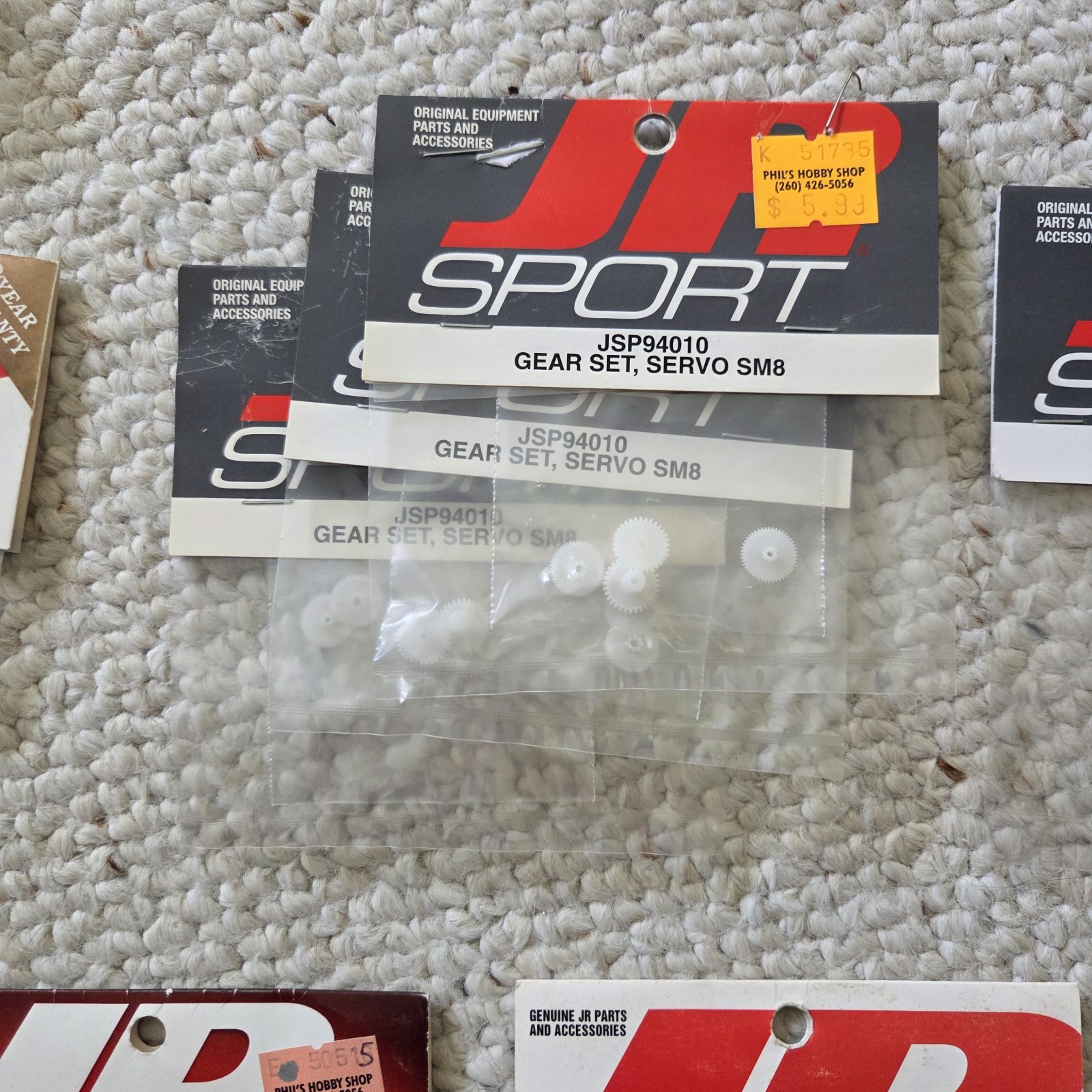 JR Racing ~ Plastic Servo Gear Lot ~ 44 Items ~ RC Servo Parts Lot ~ NIP NOS