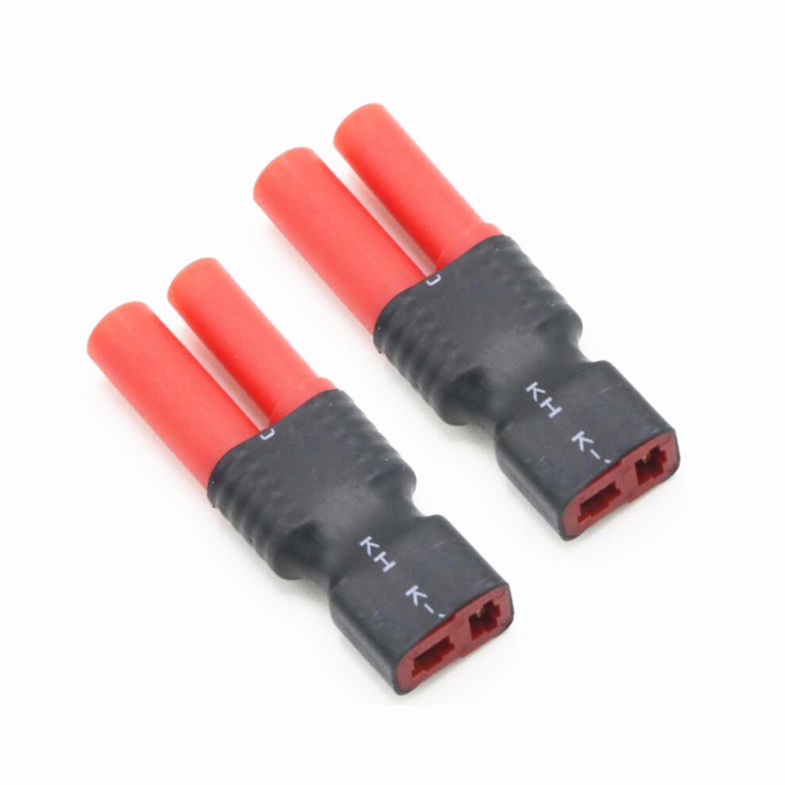 2Pcs Durable T Male /Female to HXT4.0 Adapter Connector For Drone/Car/Boat B