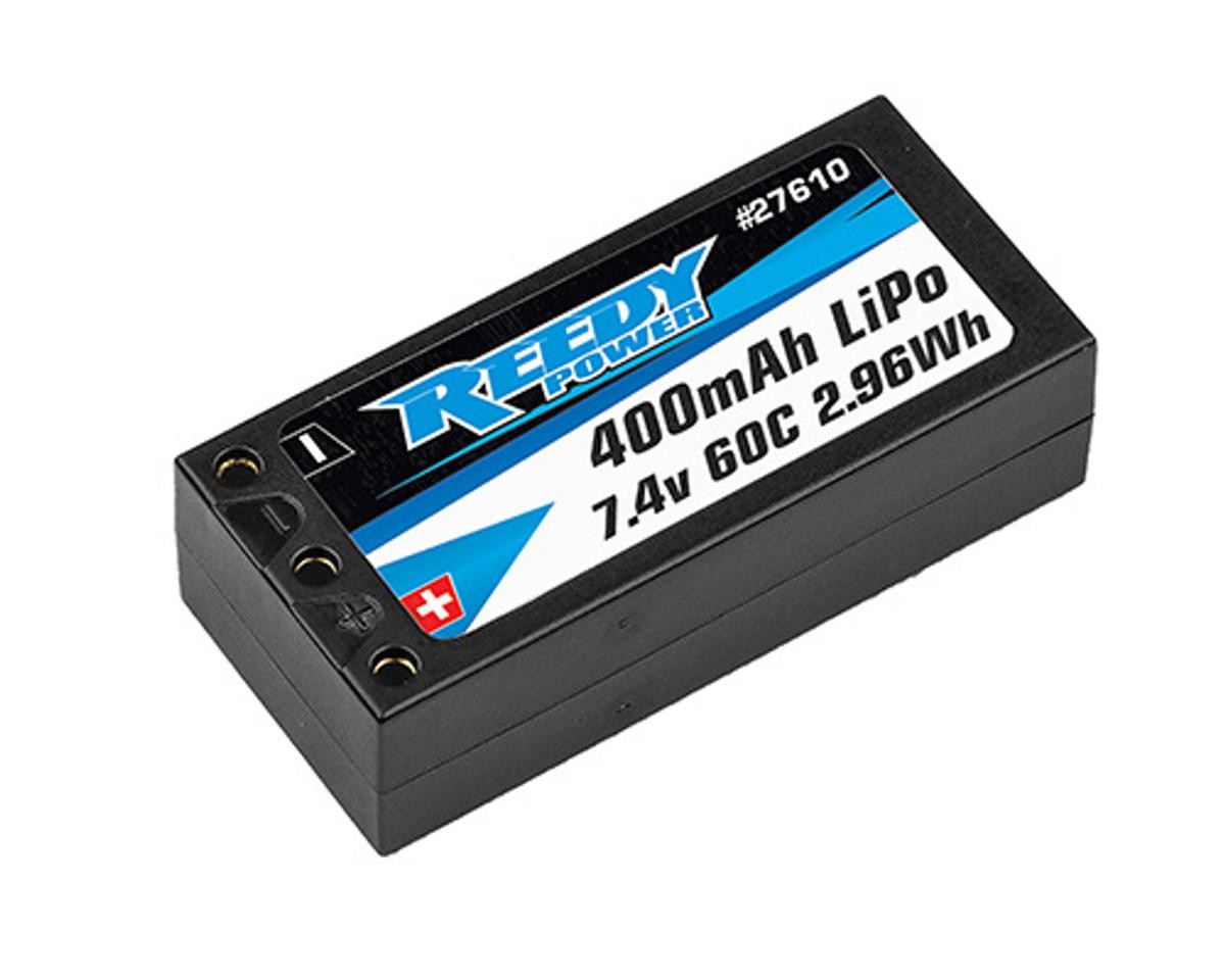Reedy 2S 60C LiPo Battery (7.4V/400mAh) [ASC27610]