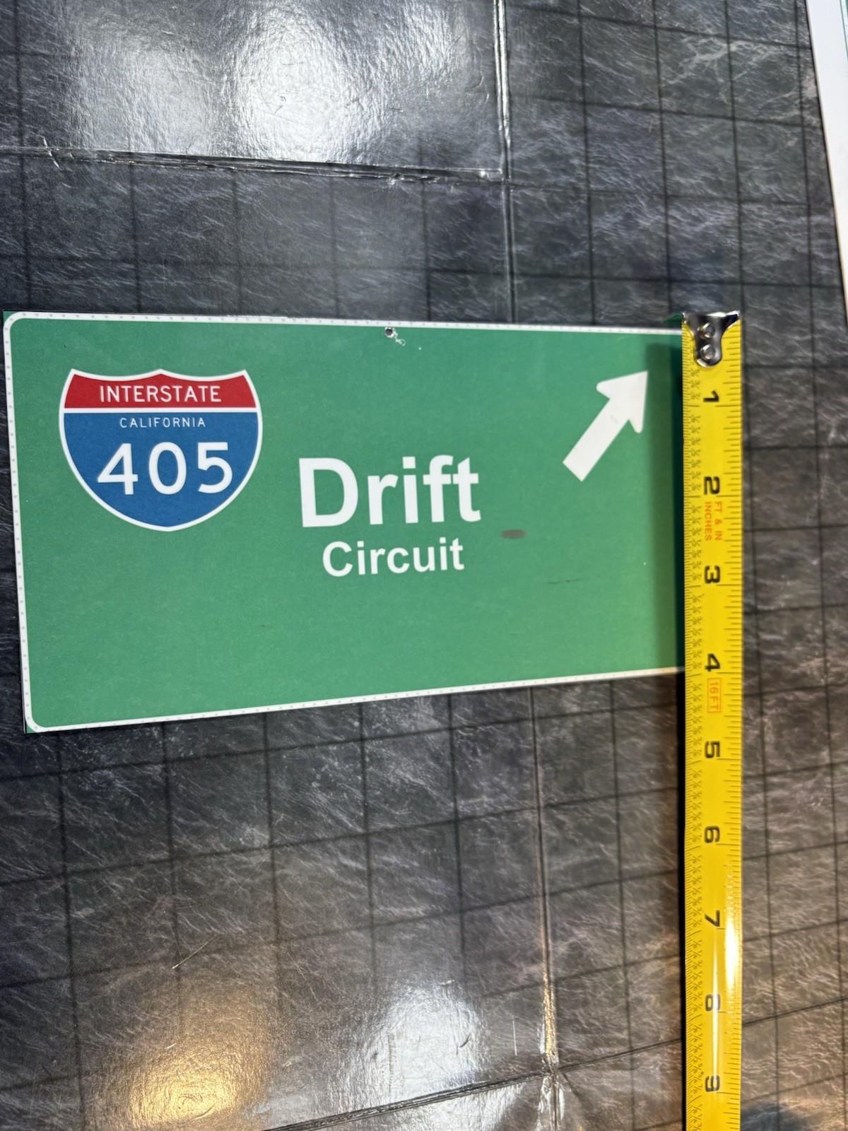 RC Drift Car Track Street Freeway Road Signs Approximate 1/10 Scale.