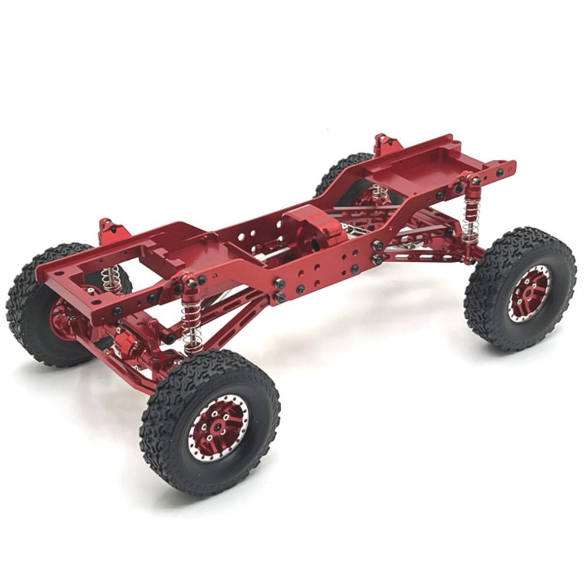 Aluminum Body Chassis Frame Assembled For MN 1/12 Scale MN78 rc car DIY Upgrade