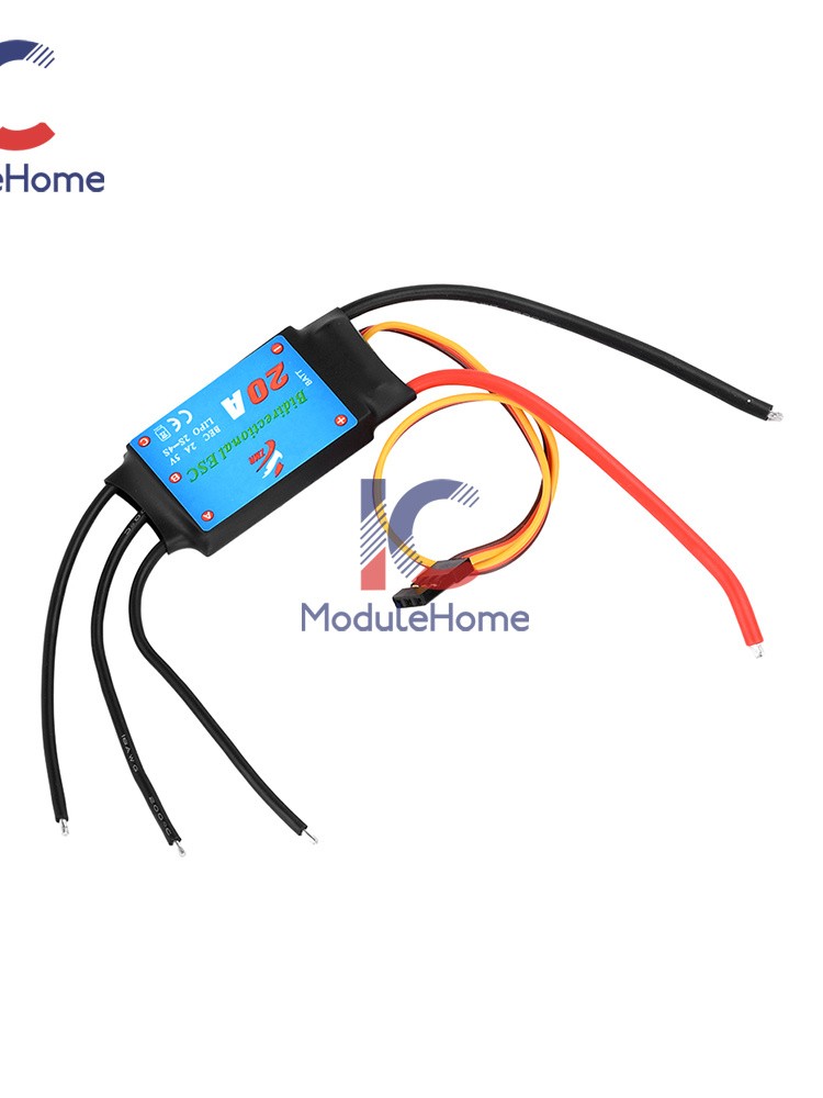 20A/30A/40A/50A Bidirectional Brushless ESC for Remote Control Ship Pneumatic