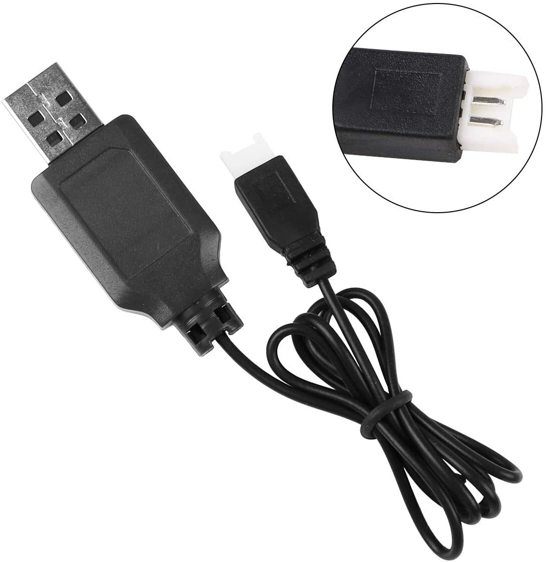 2pcs 3.7V 600mAh 25C Lipo battery XH2.54 W/ USB Charger for RC Quadcopter Drone