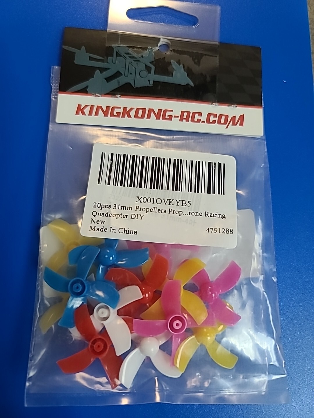 ldarc kingkong 31mm Propellers, 10 Pairs, Color Variety