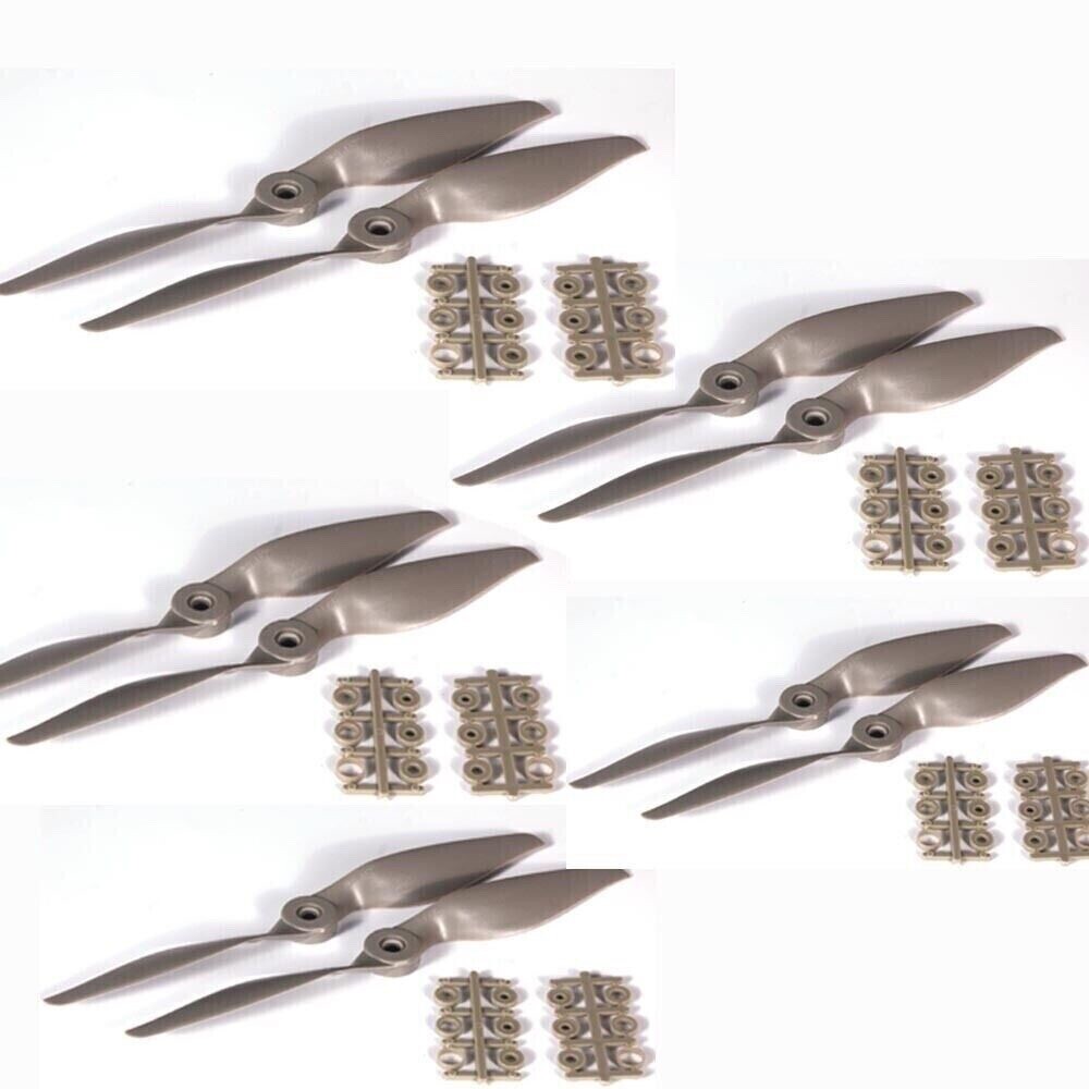 10pcs Gemfan 10 x 6 1060 APC-Style Electric RC Airplane Propeller Prop New USA