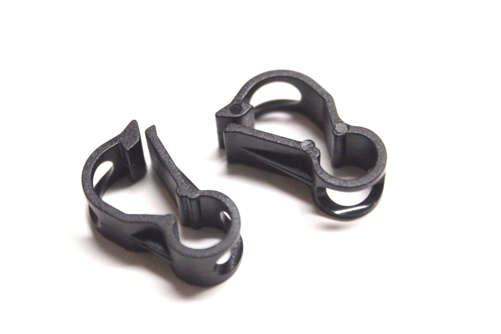 10PCS Black RC Nitro 5.5mm Fuel Line Tubing Clamp Pinch Clip, (US SELLER/SHIP)