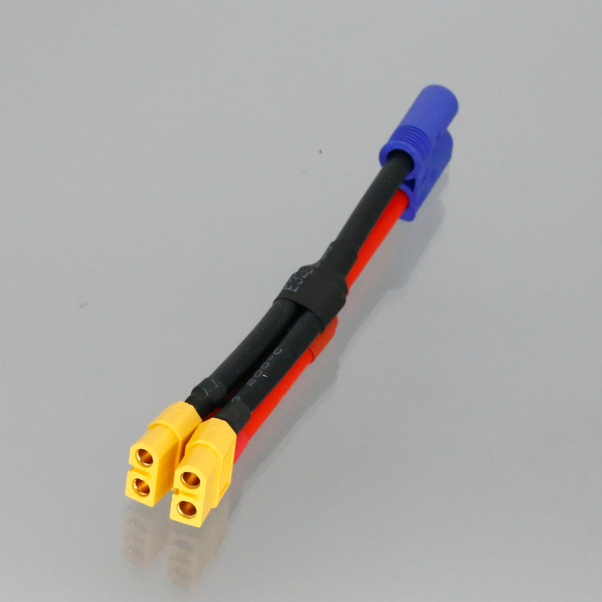 Parallel Wire EC5 1x Male to 2x Female XT60 10AWG 5+5CM Y Cable Keeps Voltage