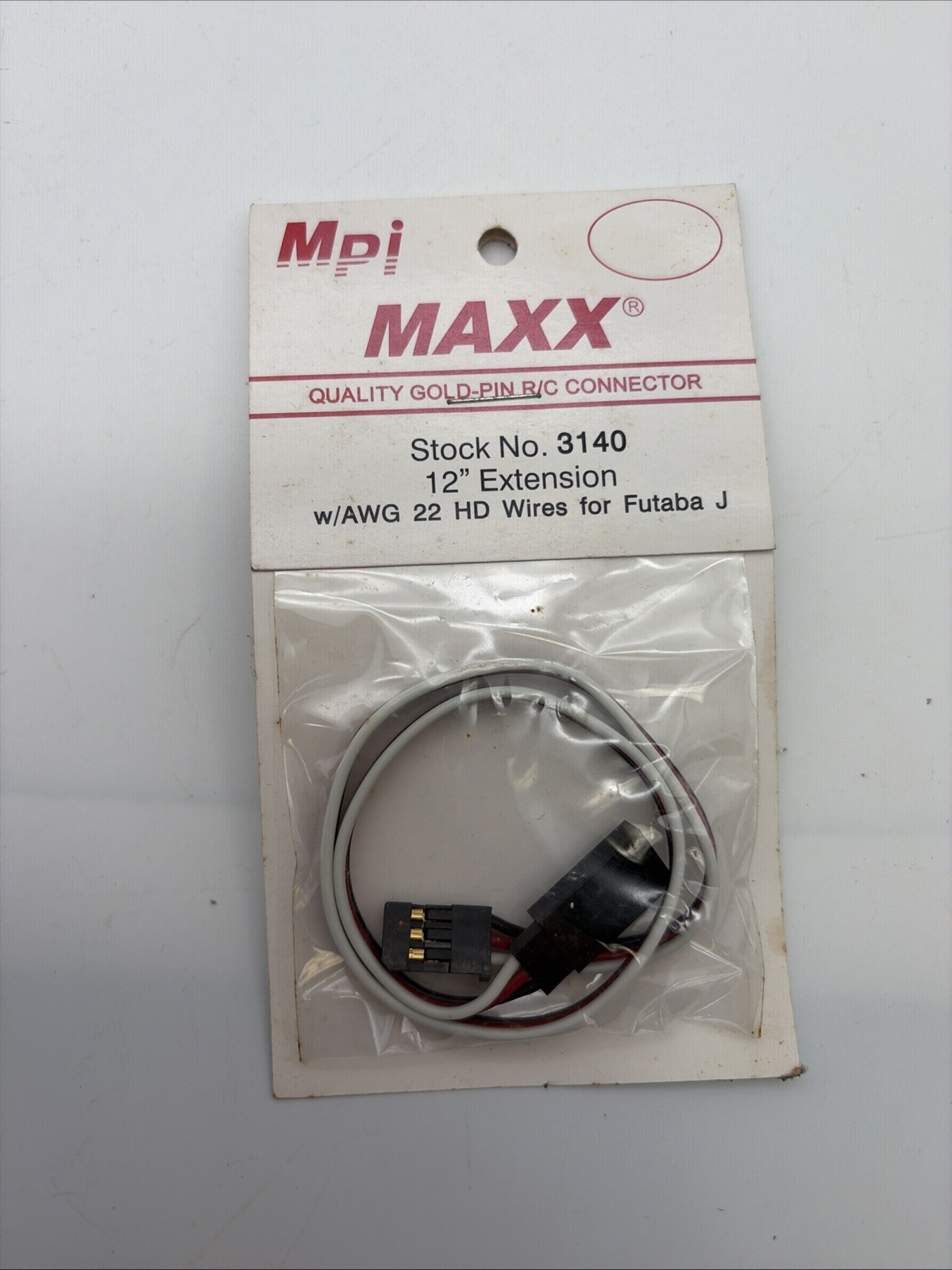 Maxx products – MPI 12″ Extension 22 AWG Heavy Wire Gold Pin – Part 3140 B59