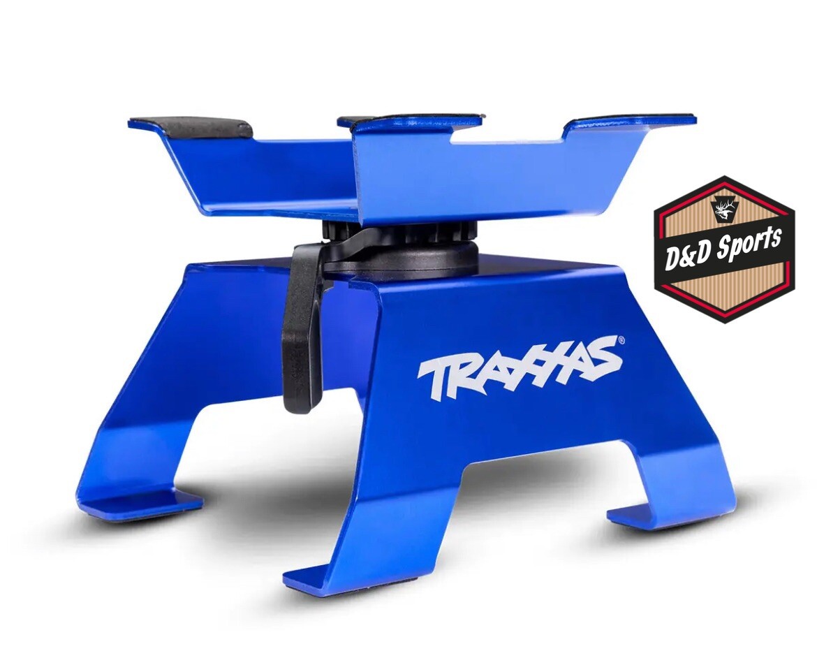 Traxxas 8796-Blue – Aluminum 1/10 – 1/8 Scale RC Car Stand