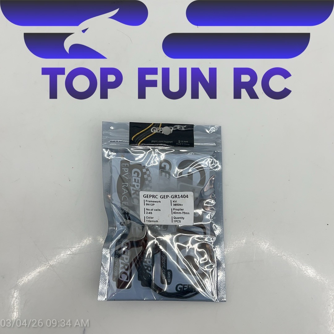 GEPRC GEP-GR1404 BRUSHLESS 3850KV 2-4S TITANIUM COLORED FPV MOTOR