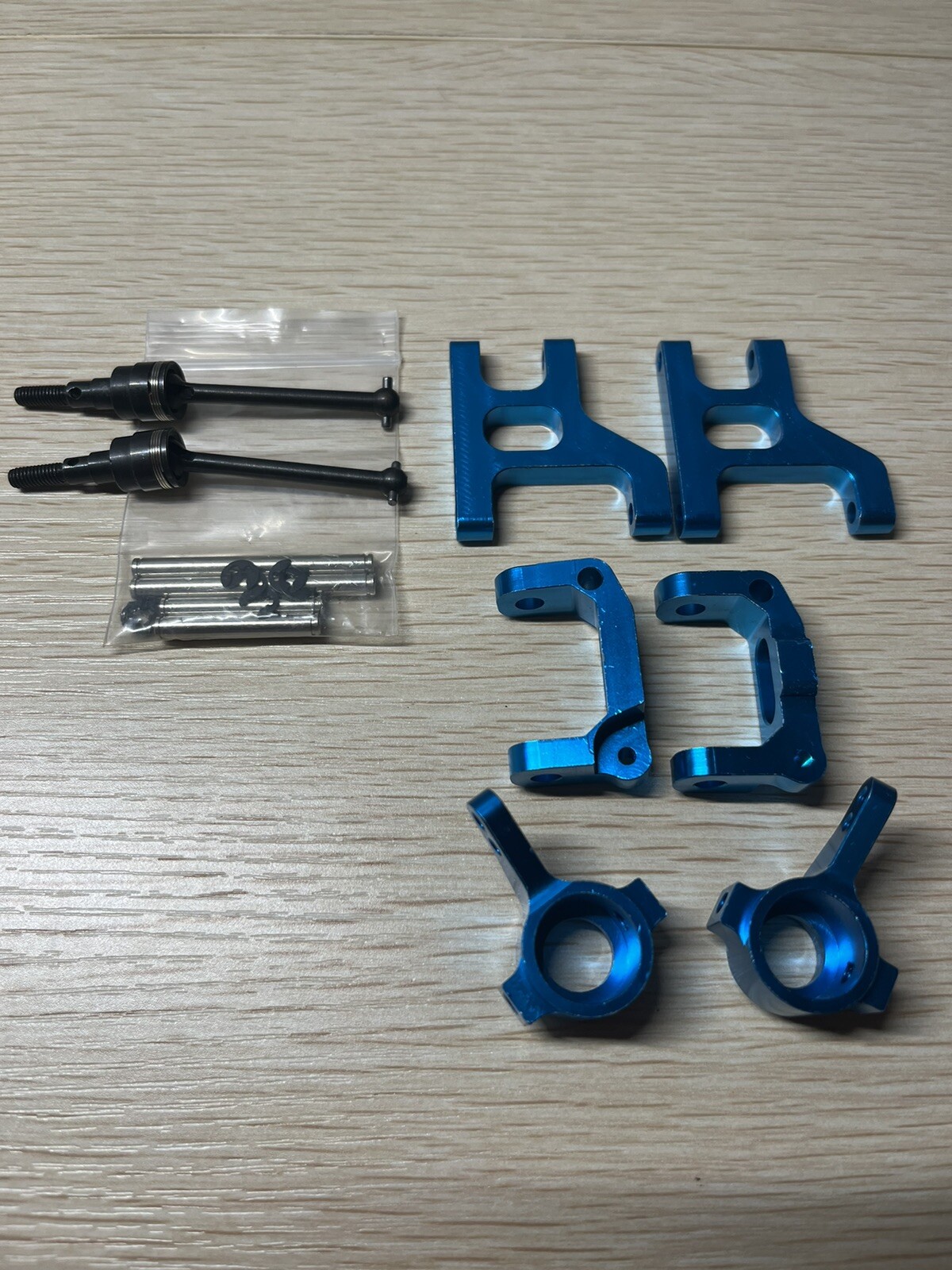 ShareGoo Front Steering Knuckle Cup C-Hub Carriers RC Swing Arm Drive Shaft