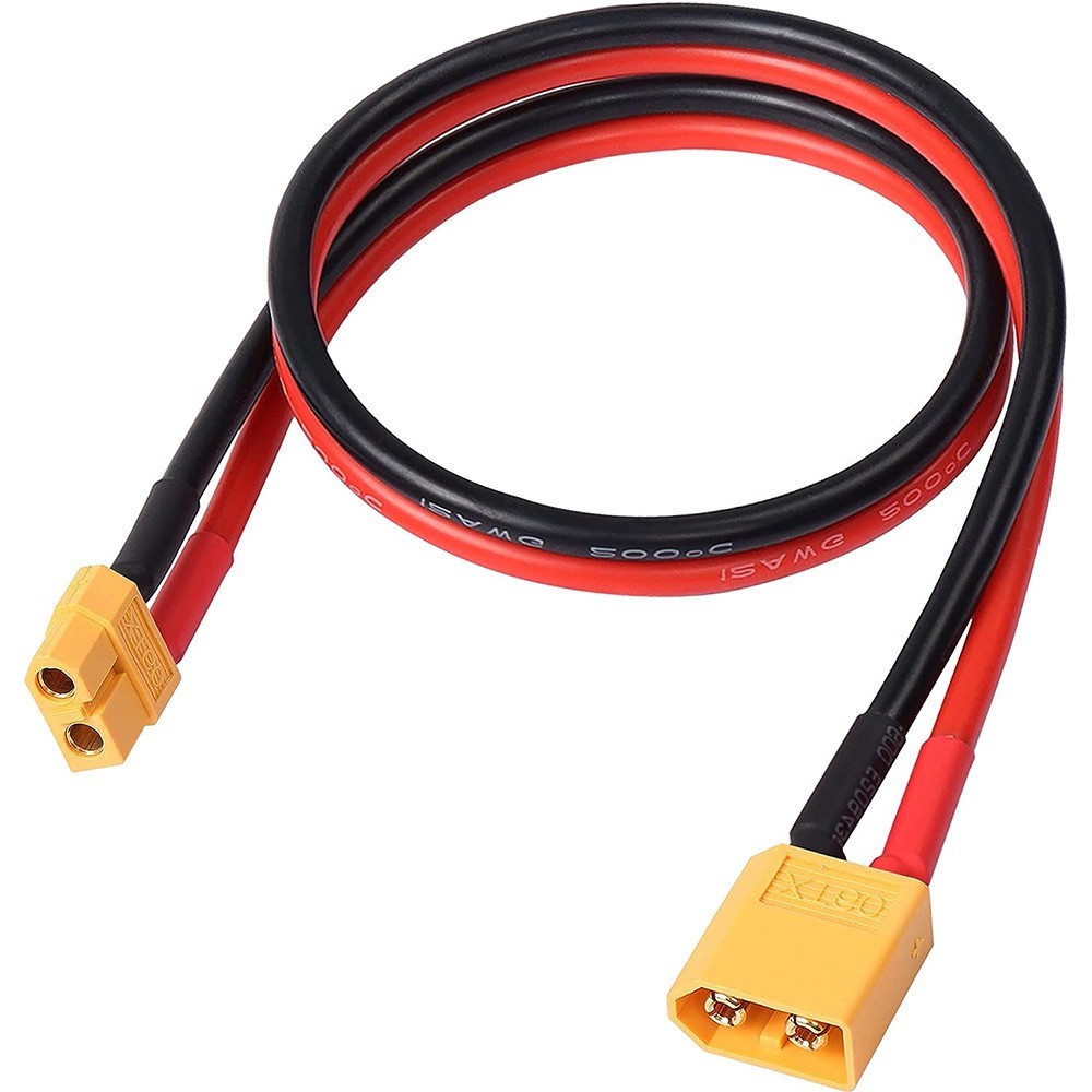10CM-50CM XT60 Cable Connector Male Female XT60H Plug 14AWG 12AWG Silicone Wire/